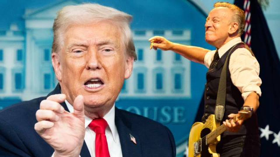 Donald Trump her kes ve her mekana alay konusu oldu...  Bruce Springsteen'e: Kurumuş bir erik gibi görünüyor
