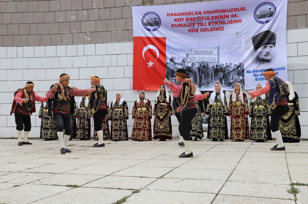 Köy Enstitüleri'nin 77'nci kuruluş yıl dönümü kutlandı  Hasanoğlan'da kutlandı