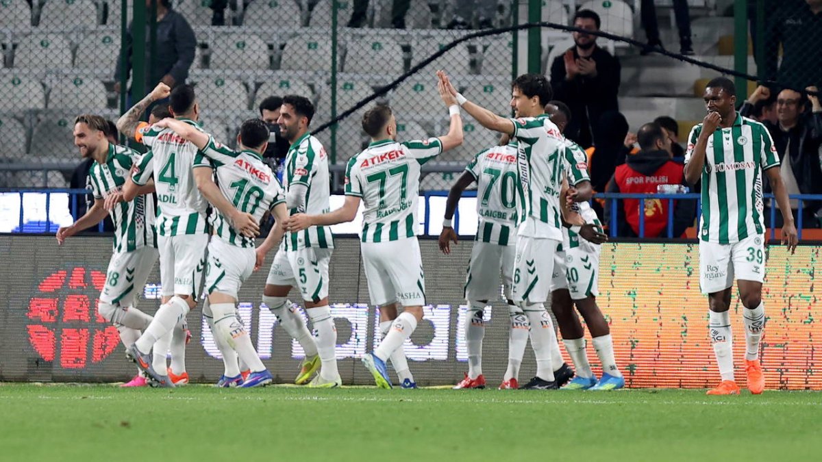 KONYASPOR TRABZON'U YENEREK ORTA ANADOLU'NUN GURUR KAYNAĞI OLDU