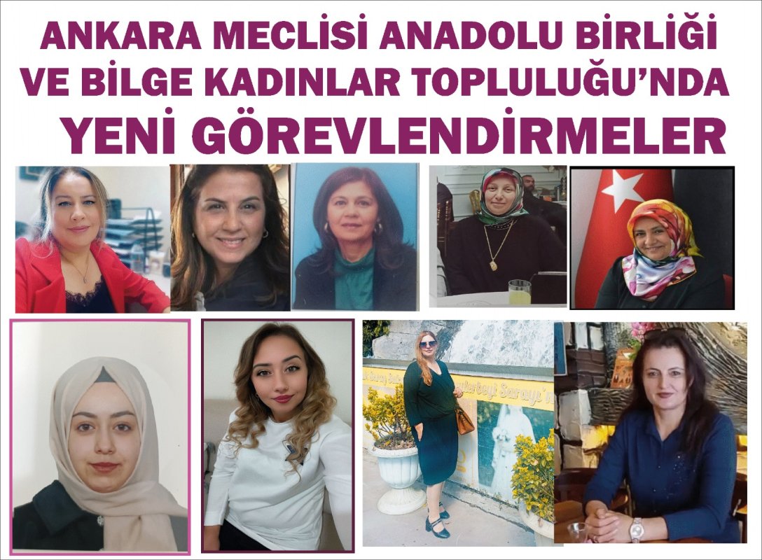 Ankara Meclisi Anadolu Birliği ve Bilge Kadılar Topluluğu'nda yeni görevlendirmeler