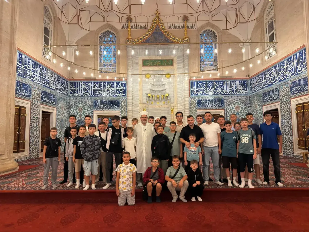 Çanakkale'de Edirne'ye giden çocukların manevi gelişimi vücut buldu.