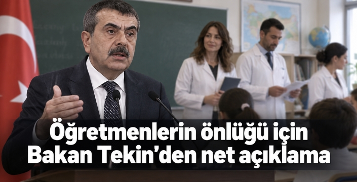 Milli Eğitim Bakanından takdire şayan açıklamalar